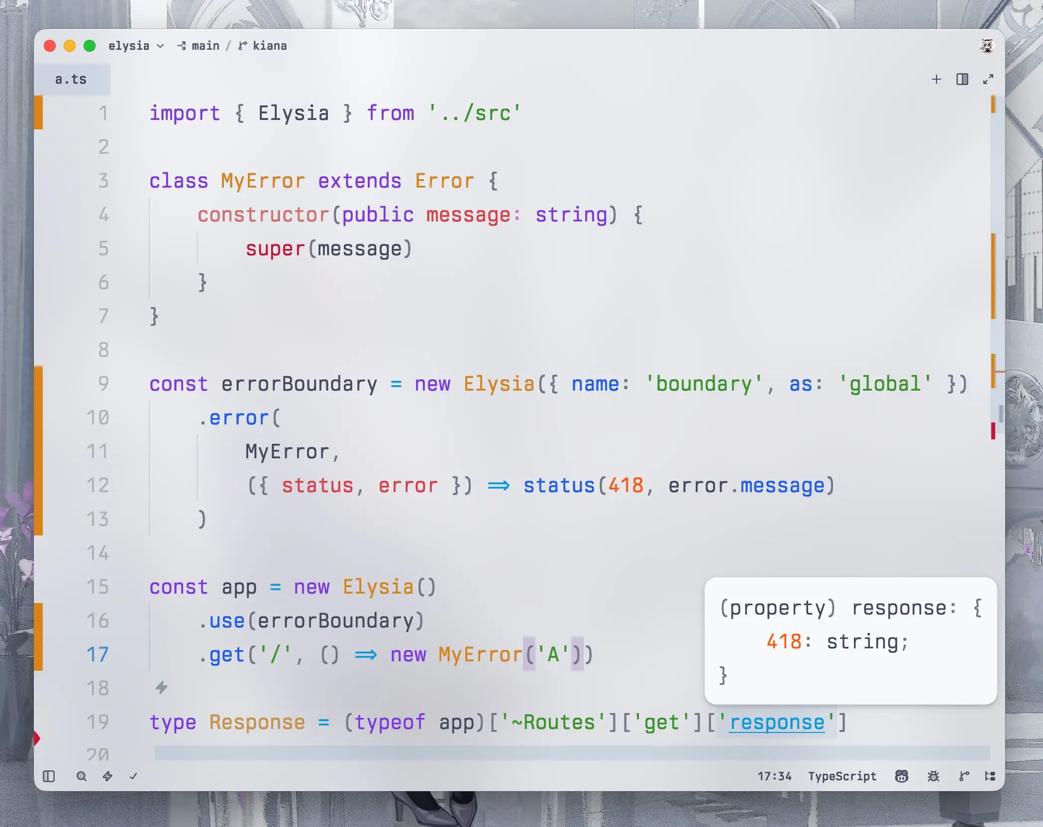 New Error Handling API